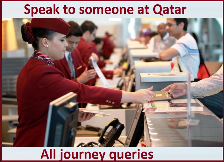 How do I talk to a person at Qatar Airways?
