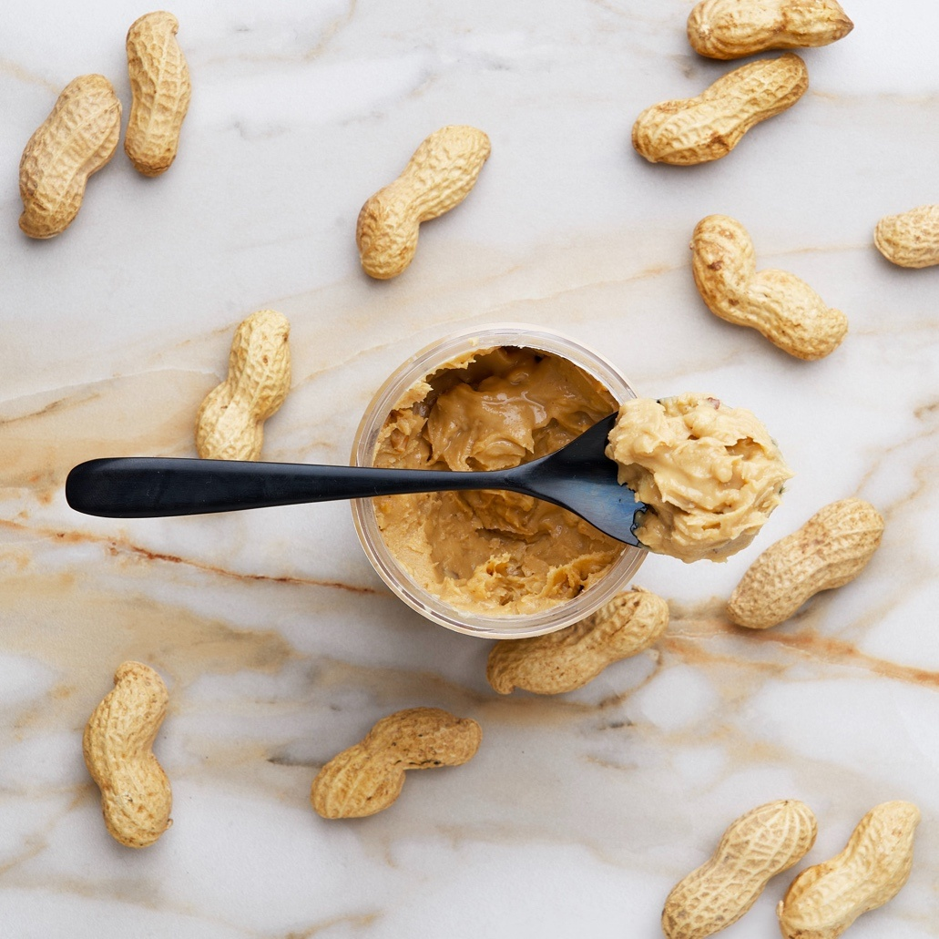 Peanut butter can cause an allergic reaction