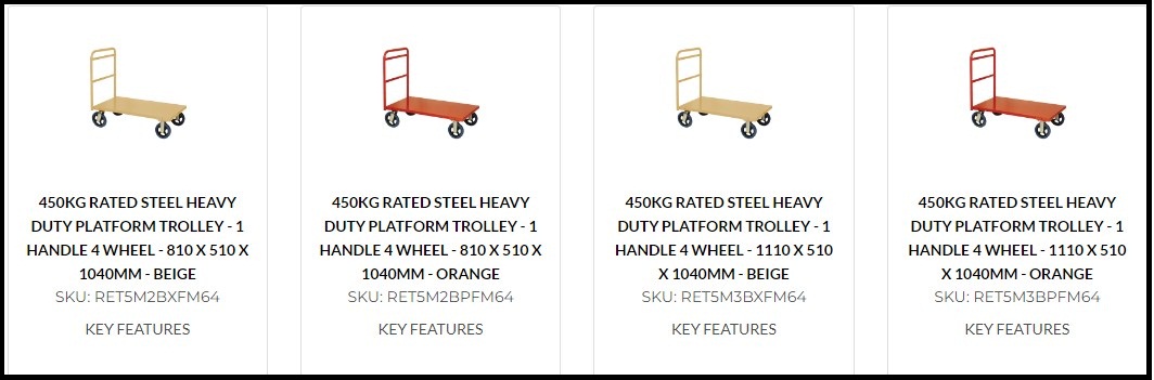 Advantages and types of platform trolleys