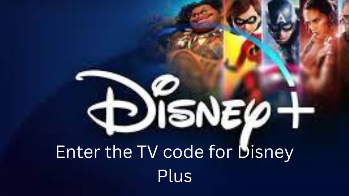 Where do I enter the TV code for Disney Plus?