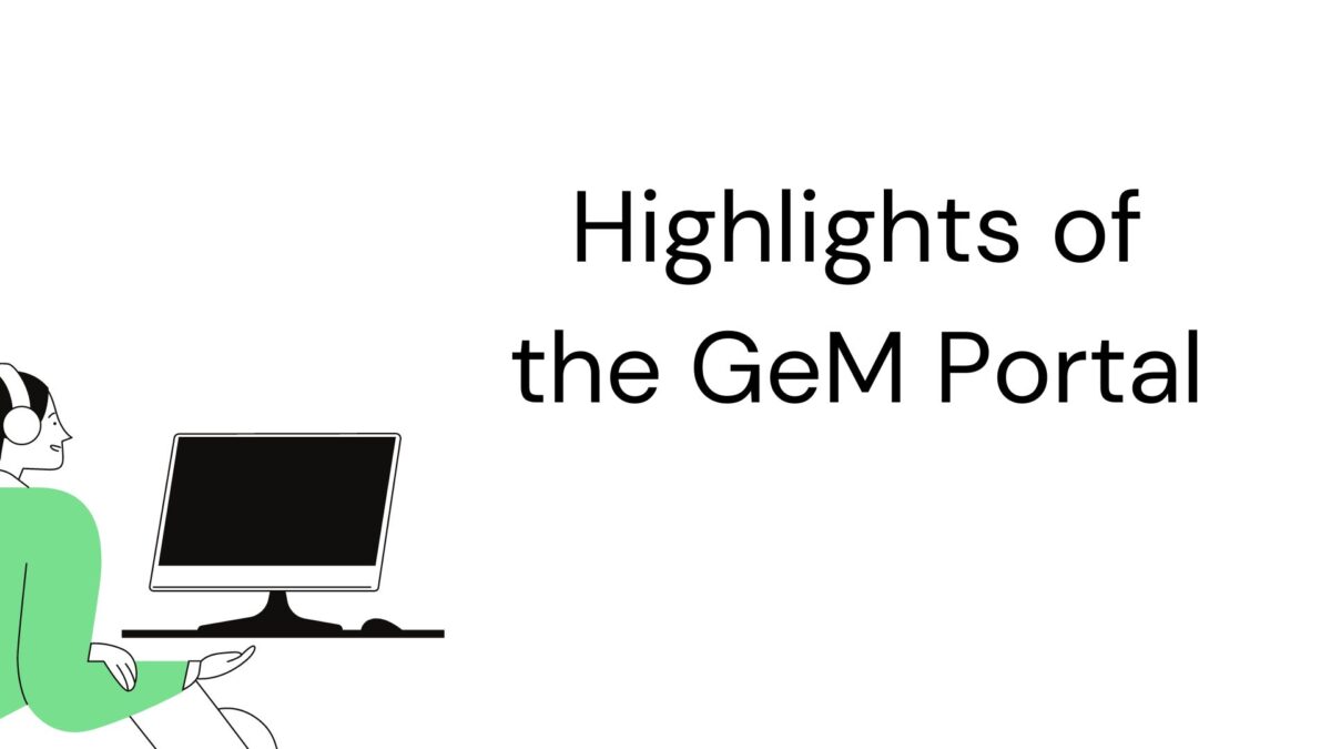 Highlights of the GeM Portal