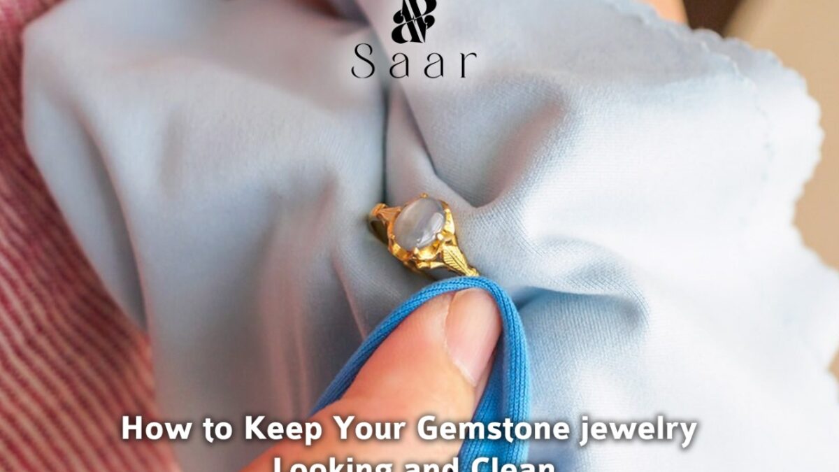 Gemstone jewelry Looking and Clean