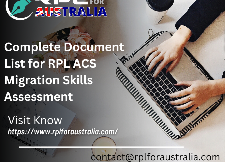 Complete Document List for RPL ACS Migration Skills Assessment