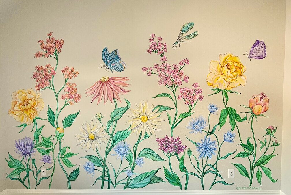5 Floral Mural Designs To Enhance The Blank Walls of Your Room