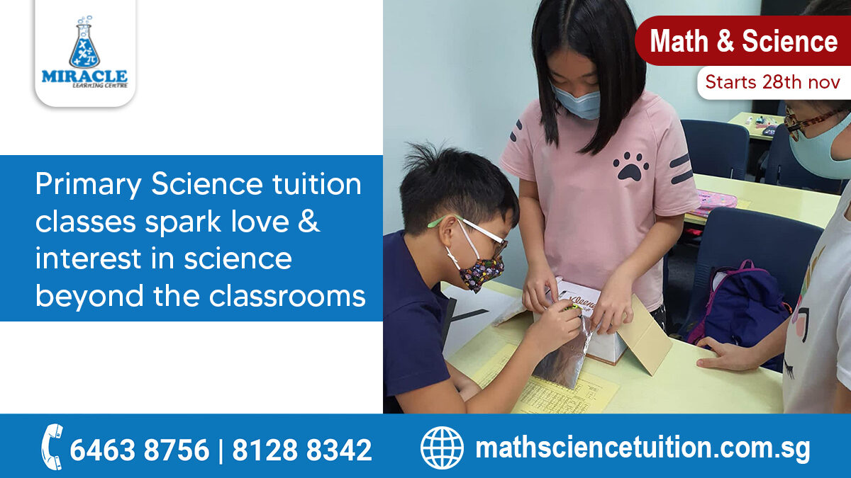 Science tuition evokes interest with science activities
