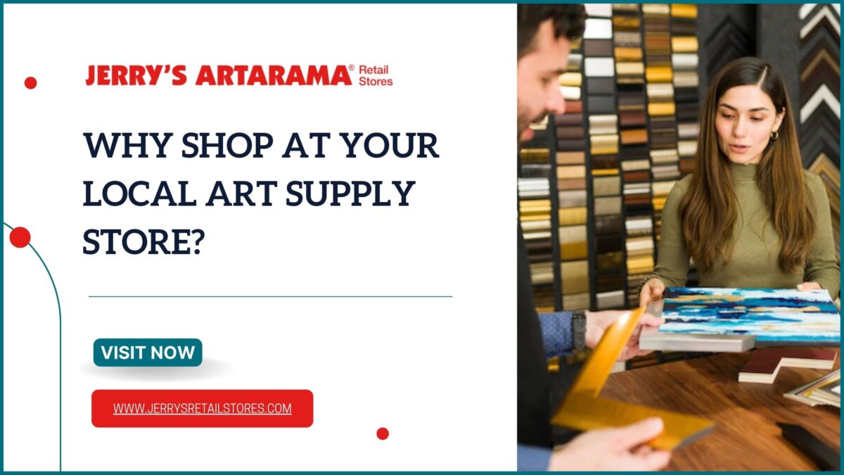 Why Shop at your Local Art Supply Store?