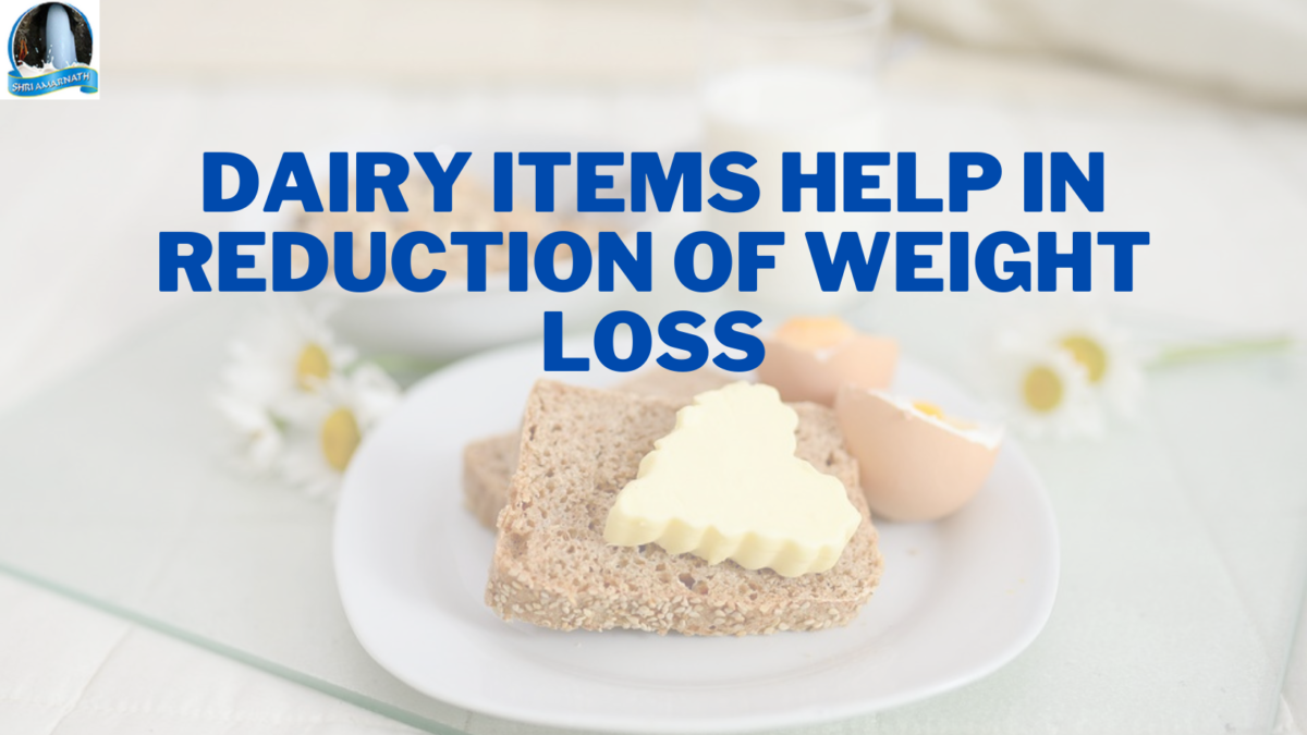 Dairy Items Help in Reduction of Weight Loss