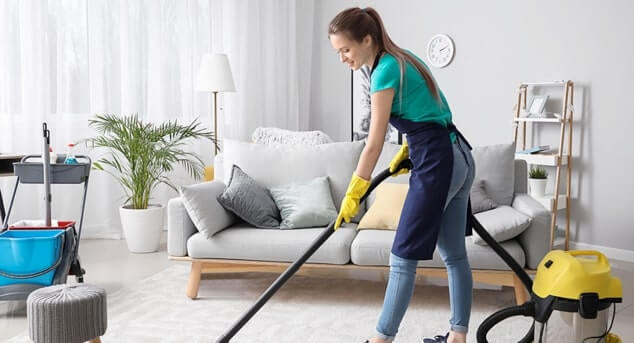What is included in the house cleaning service? 