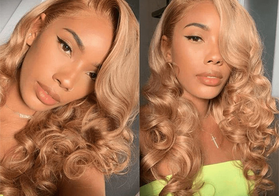 Lace Front Wig Honey Blonde