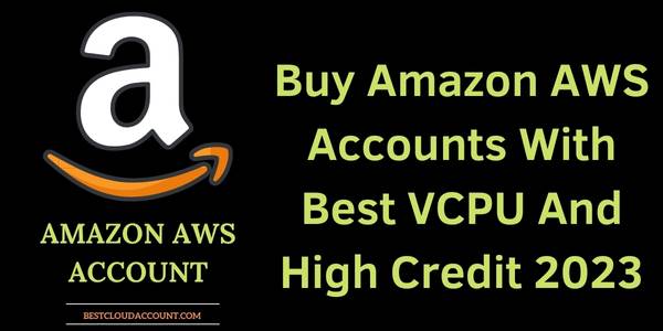 Buy Amazon AWS Accounts With Best VCPU And High Credit 2023