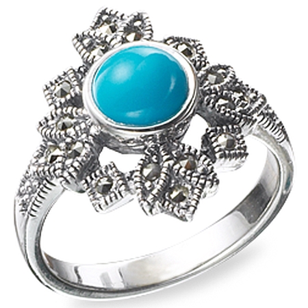Buy the Elegant and Exquisite Antique Marcasite Ring For Your Loved One