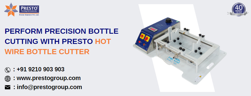 Perform precision bottle cutting with Presto Hot Wire Bottle Cutter