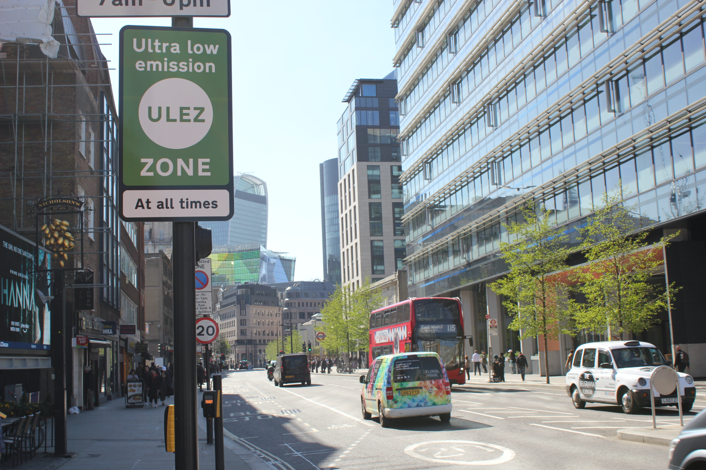  Ultra low emission zone in London