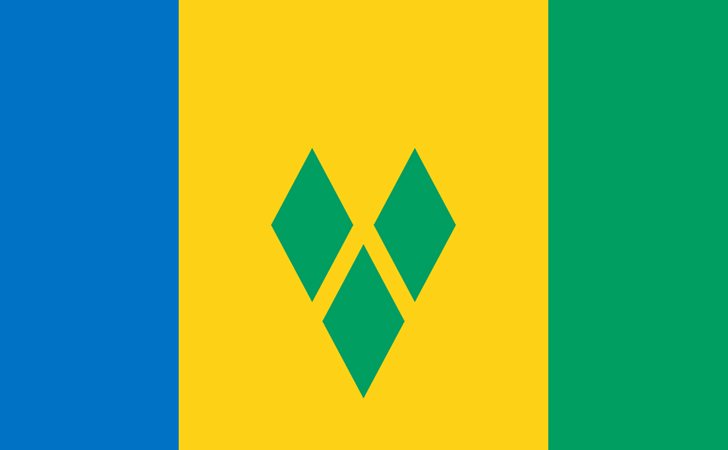 Flag Of Saint Vincent And The Grenadines