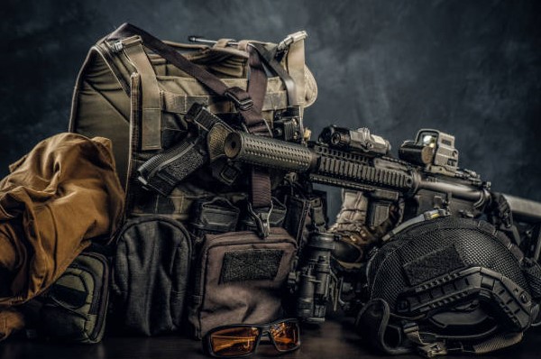 What are a ballistic vest and helmet?