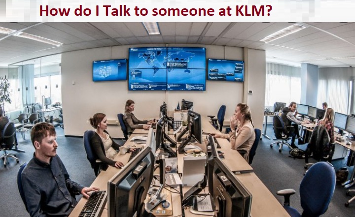 How do I contact KLM live person?