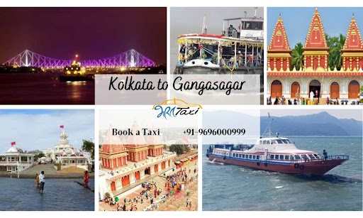Taxi Services from Kolkata to Ganga Sagar