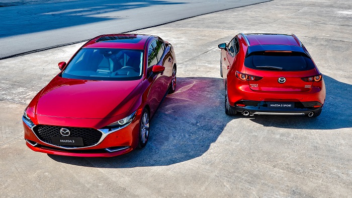 So sánh các phiên bản Mazda 3 2023.