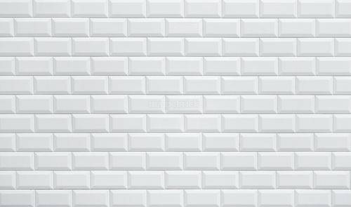 3. Kitchen Wall Tiles Design of Rugged White Brick Tile
