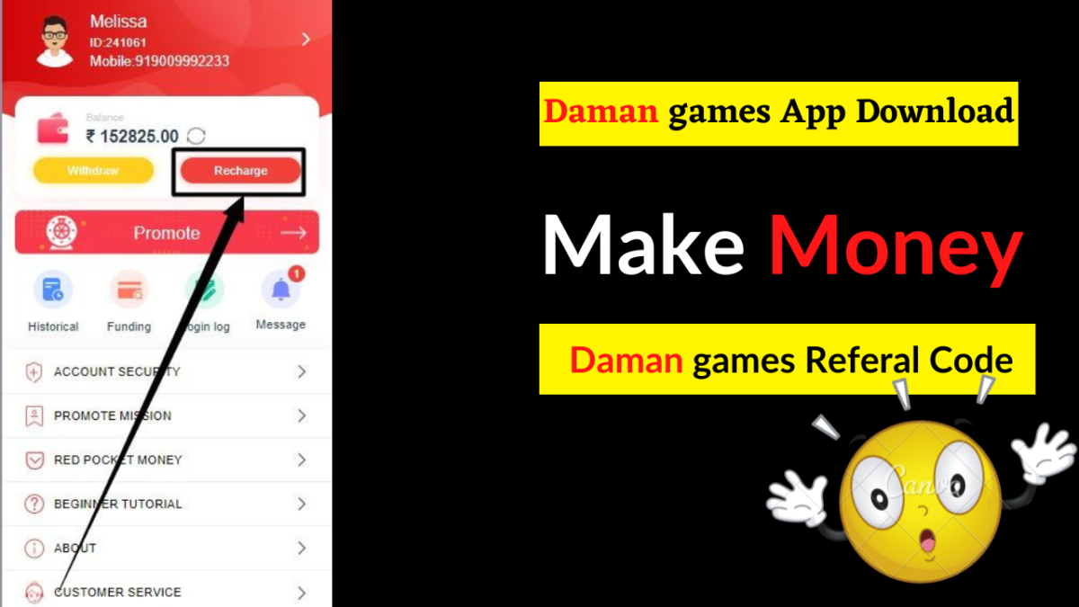 Daman games App Download | Refer and Earn 500