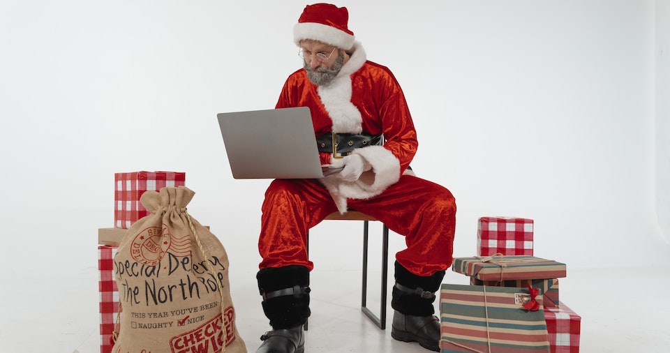 Santa Claus Laptop