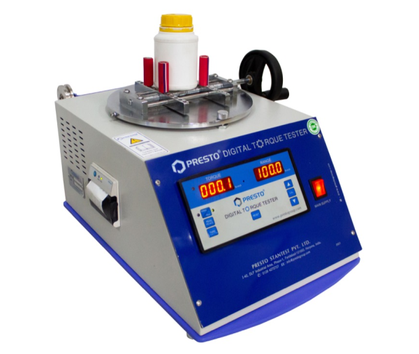 Test The Torque Of The Caps Of Pet Bottles With Torque Tester