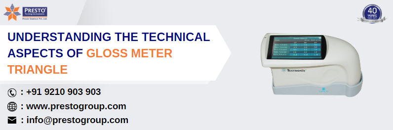 Understanding the technical aspects of gloss meter triangle