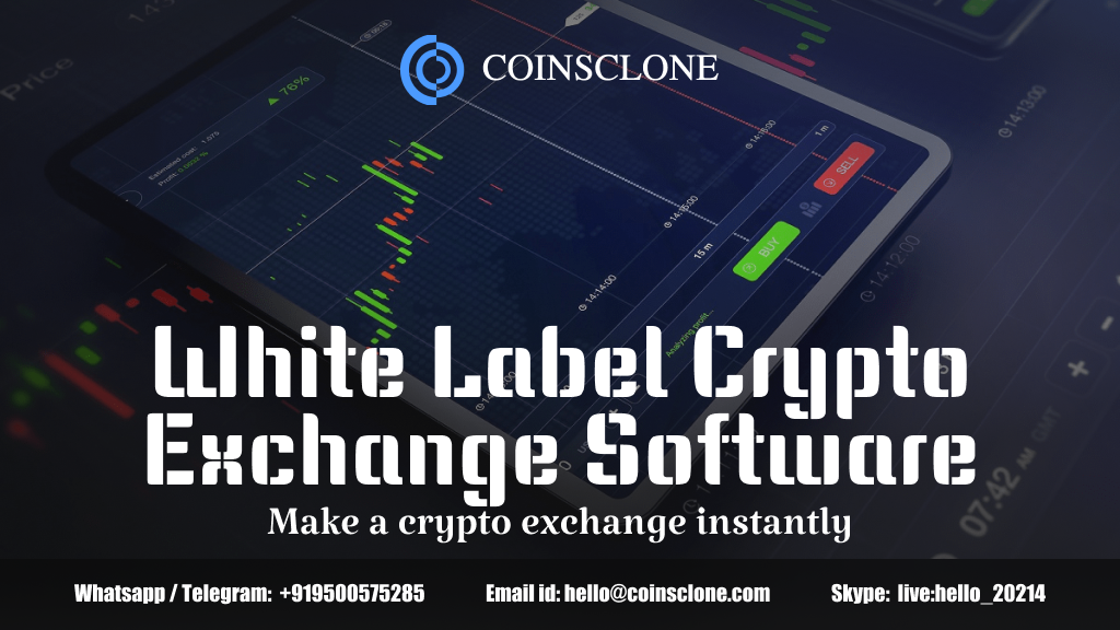 White label crypto exchange software – Make a crypto exchange instantly