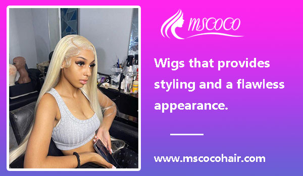Wigs that provides styling and a flawless appearance.