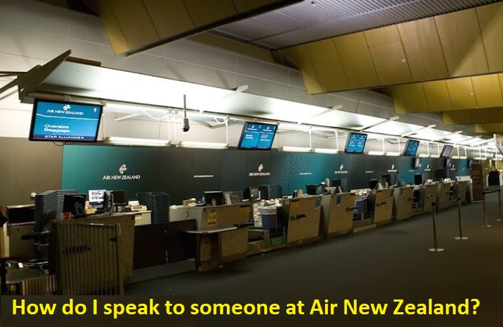 How can I speak to real person on Air New Zealand?