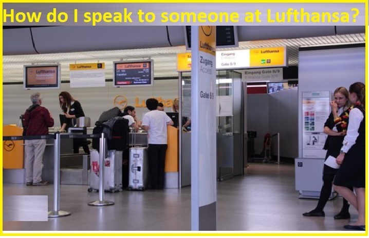 How can I get a real person on Lufthansa?