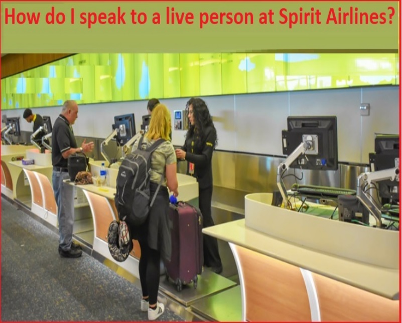 How can I speak real person at Spirit airlines?