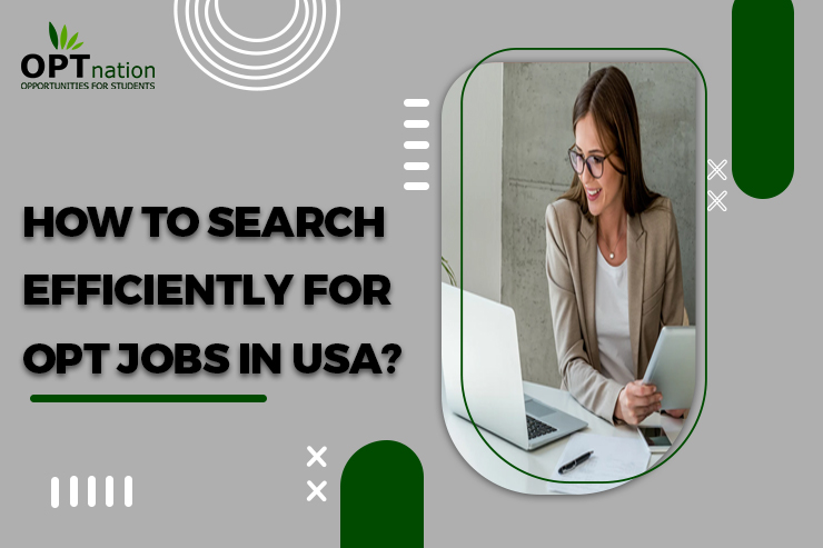How to search efficiently for OPT jobs in USA?