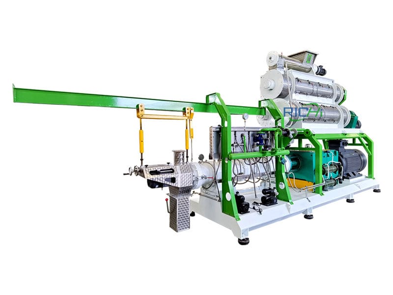 1.5-2t/h extruder machine for fish feed