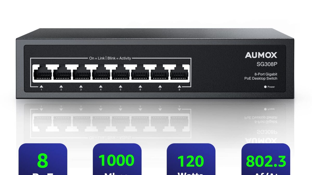 8 Port Unmanaged PoE Switch: The Best Way To Power Up Your Network