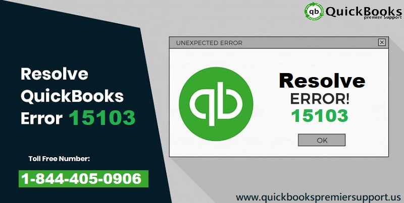 Causes, Symptoms, and Solutions QuickBooks Error Code 15103?