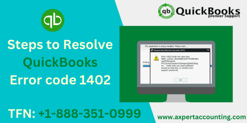 Methods to troubleshoot the QuickBooks error code 1402?