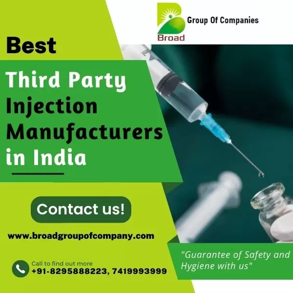 Top Third Party Injection Manufacturers in India: Broad Injectables
