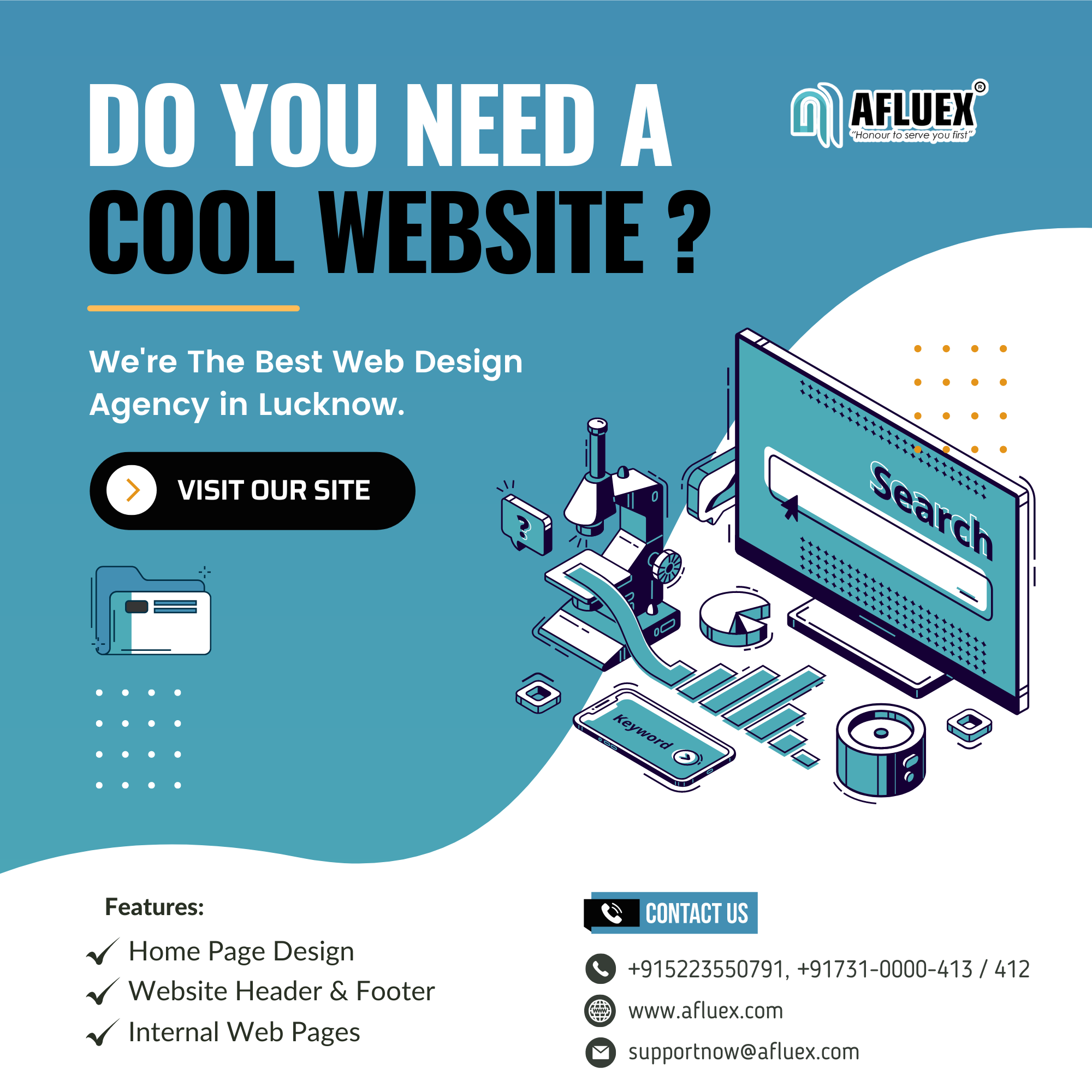 Custom Website Design & Development Company in Lucknow