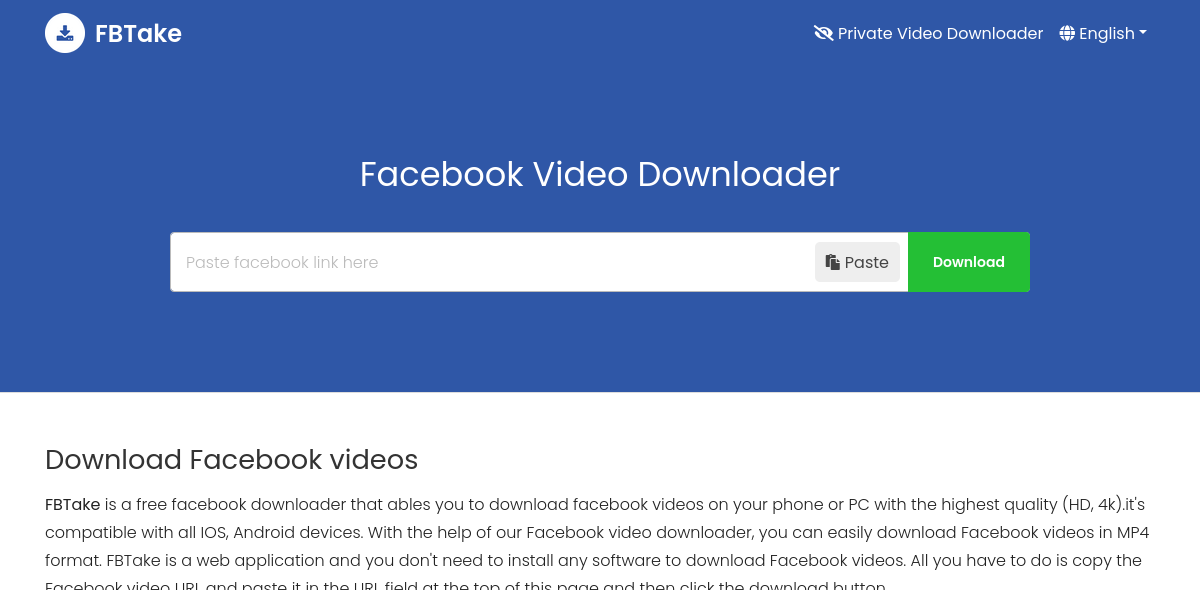 Download facebook public & private videos on mobile and PC
