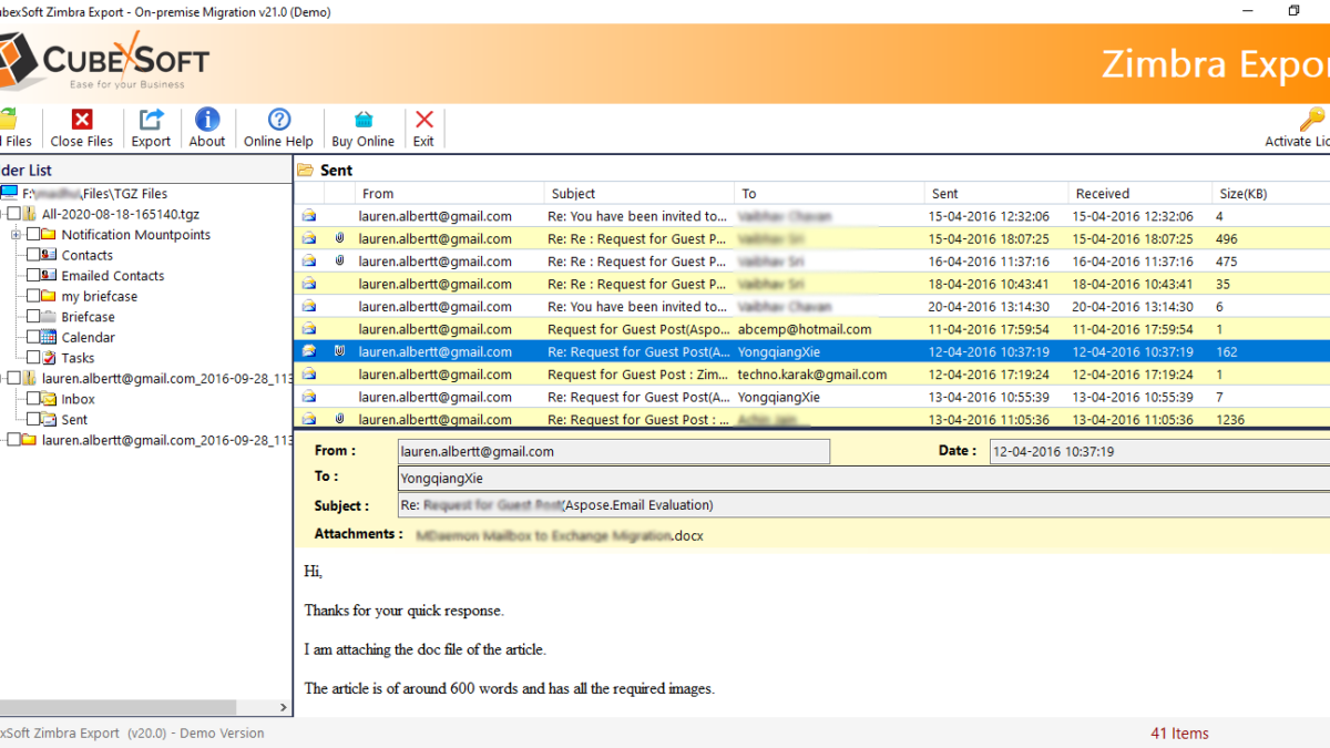 How to Import Zimbra Briefcase to Office 365?
