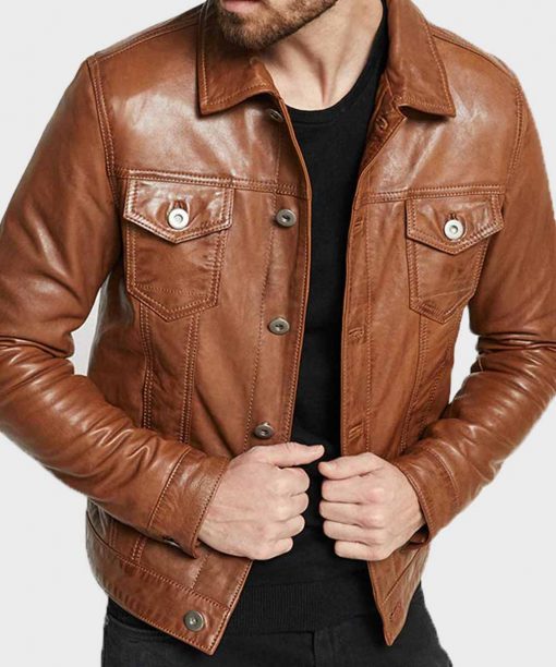 Want to Buy Leather Jacket Brown ?