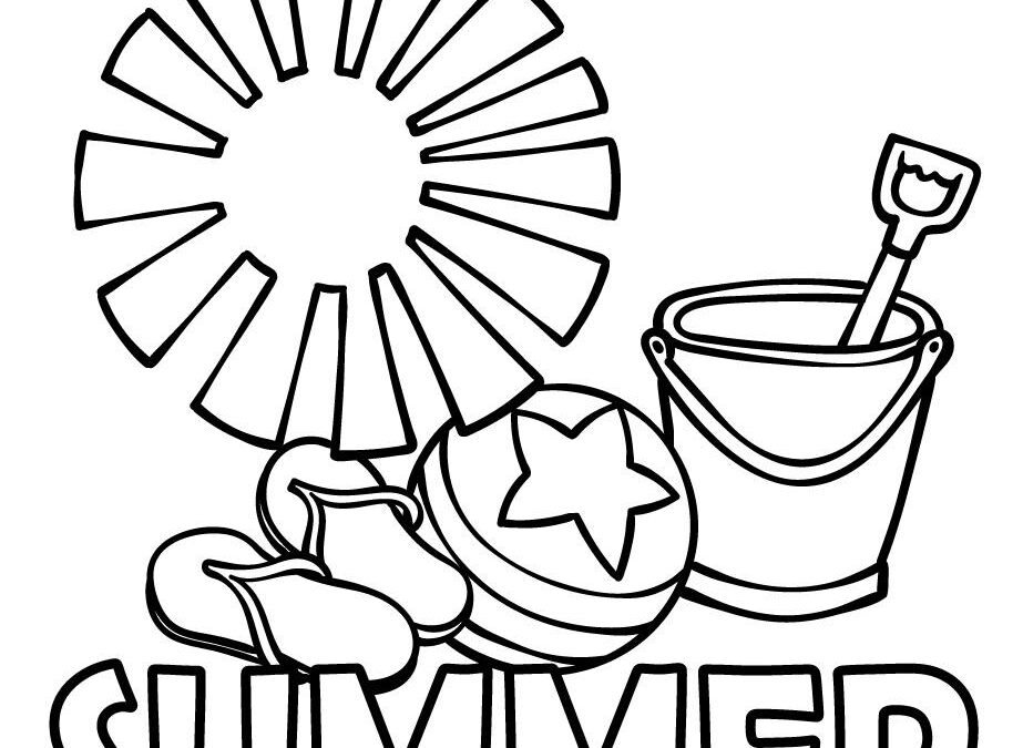 Summer Coloring Pages: Printable Fun for Kids | GBcoloring