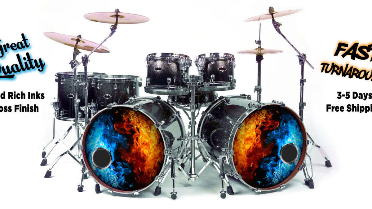 Design Your Own Custom Kick Drum Head for a Personalized Touch to Your Drum Kit