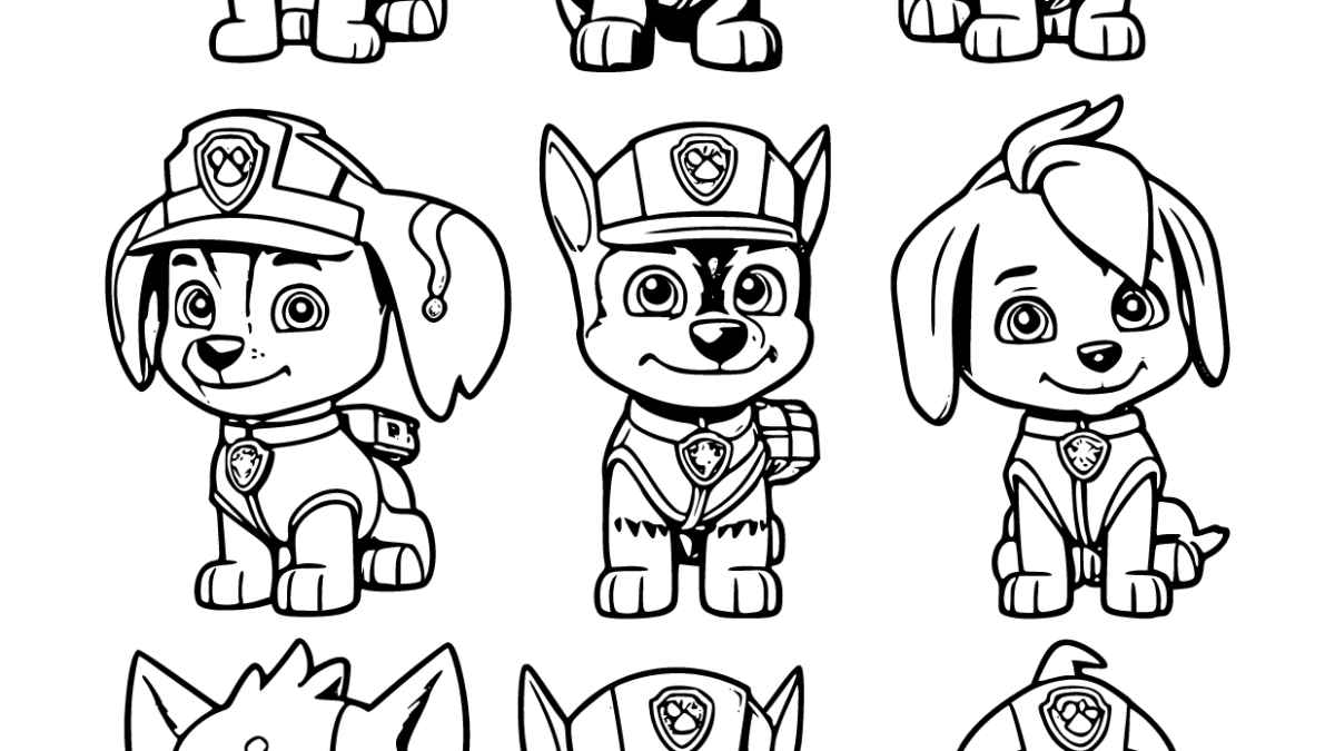 Engaging Paw Patrol Coloring Pages for Fun and Creativity | GBcoloring