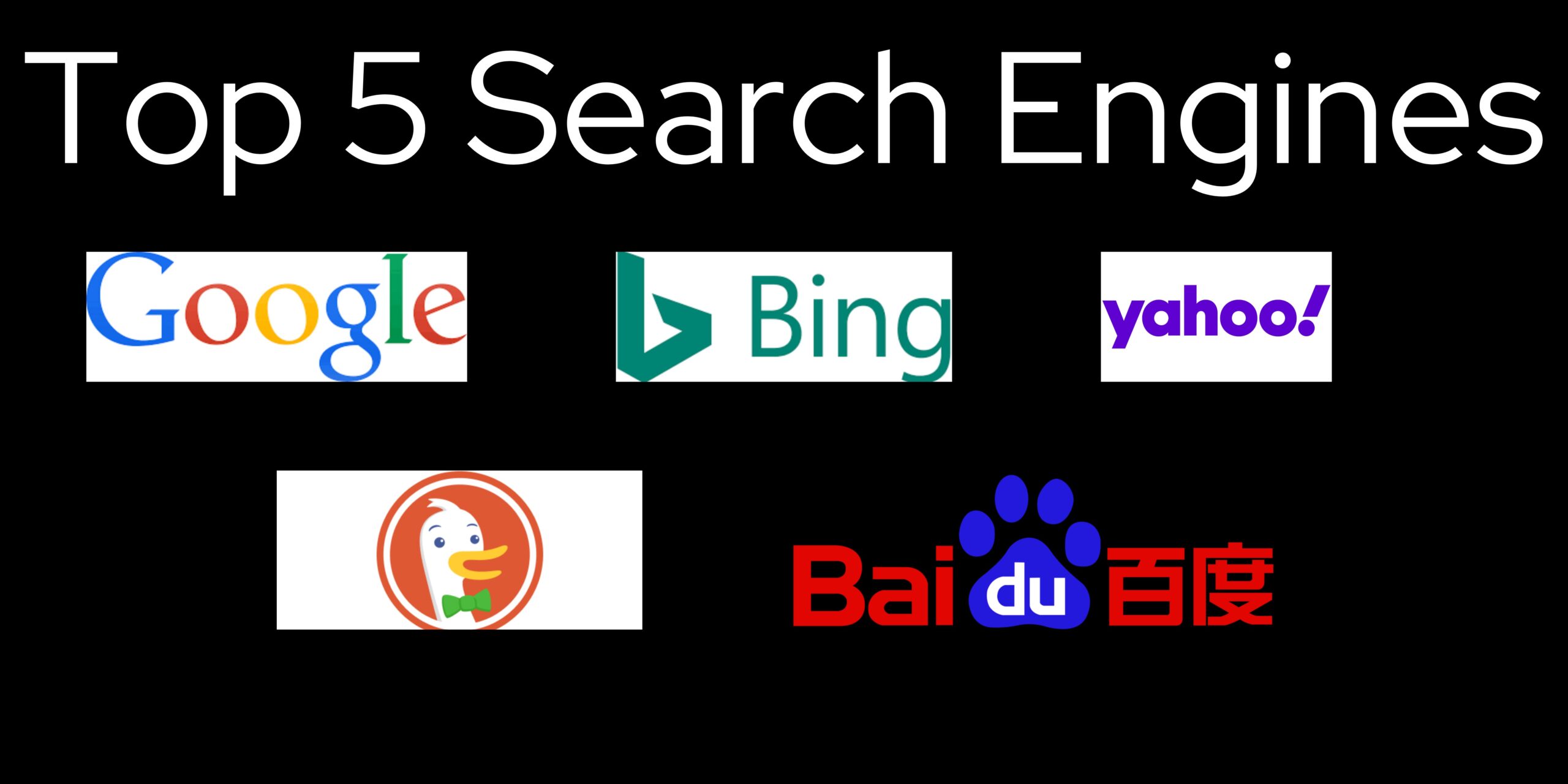 top 5 search engines