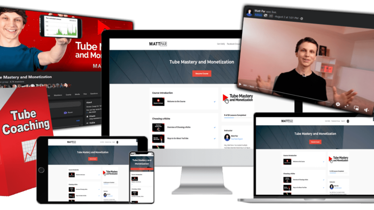 Matt Par’s Proven Strategies for YouTube Success: Tube Mastery and Monetization