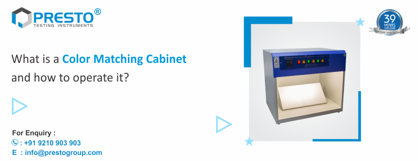 What is a color matching cabinet and how to operate it?
