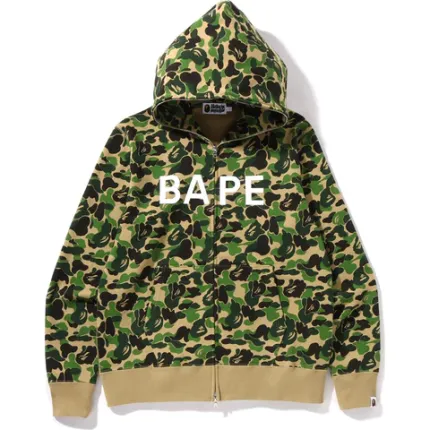 ABC CAMO BAPE FULL ZIP HOODIE MENS: A Stylish Blend of Comfort and Fashion