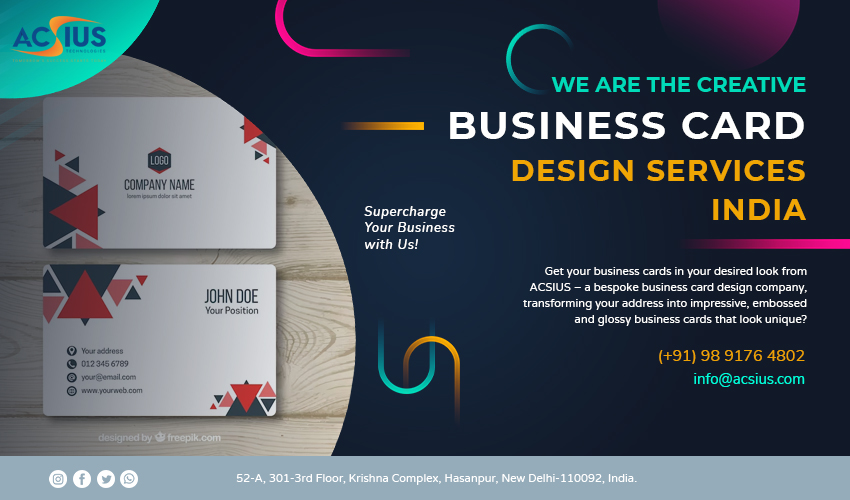 Elevate Your Brand with Exquisite Business Card Design Services in India